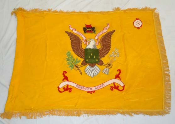 Korean War 7th Armored Flag: 38" x 49"