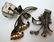 297: 2- Retro Floral Vtg. Brooches - 4