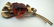 298: 4" Vtg. BROOKCRAFT, Vermeil Sterling Brooch - 2