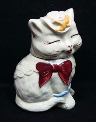 Cat Cookie Jar: 10"