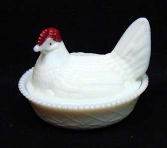 Hen on Nest: 5"
