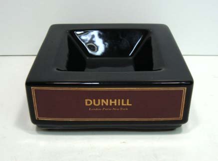 Dunhill Ashtray: 3" x7" x7"