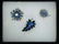 205: 3 Pretty in Blue Vtg. Brooches