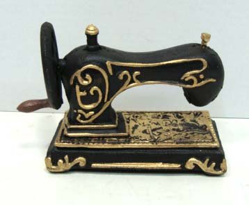 Cast Iron Sewing Machine: 7"L