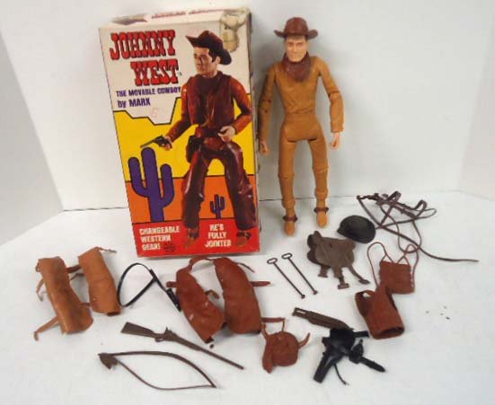 Marx Johnny West w/ Orig. Box: 11 1/2"T