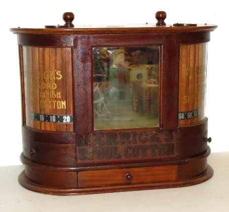 Merricks Oval Spool Cabinet: 25"T x 31"L x 17"D