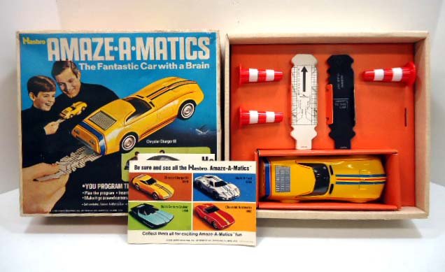 Hasbro Amaze A Matics Car/ Orig. Box: 11 1/4" x 3 3/4" Box