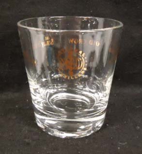 24 Old Crow Whiskey Adv. Glasses NOS: 3 1/4"T Glass