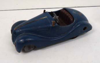 Keywind Schuco Tin Convertible: Missing Key 5 3/4"L