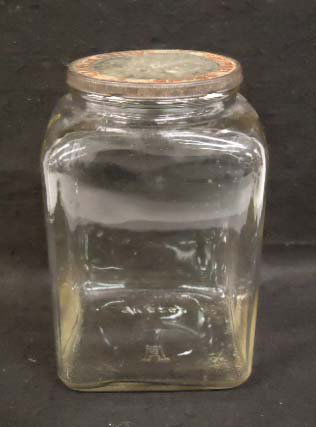 Squirrel Brand Peanut Store Jar: 9 1/4" T x 5 1/2"