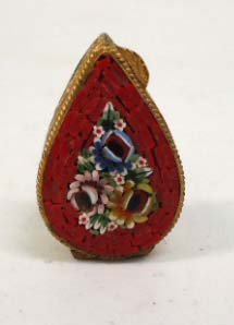Micro Mosaic Pill Box: 1 1/2"L
