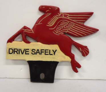 Pegasus License Plate Topper: 5 1/4" x 6 1/2"
