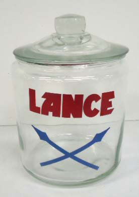 Lance Cracker Jar: 10"T