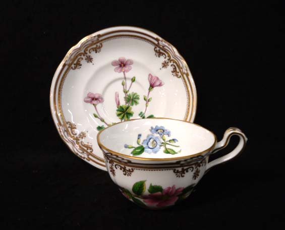Spode Stafford Flowers C&S: 6 1/4"W Saucer