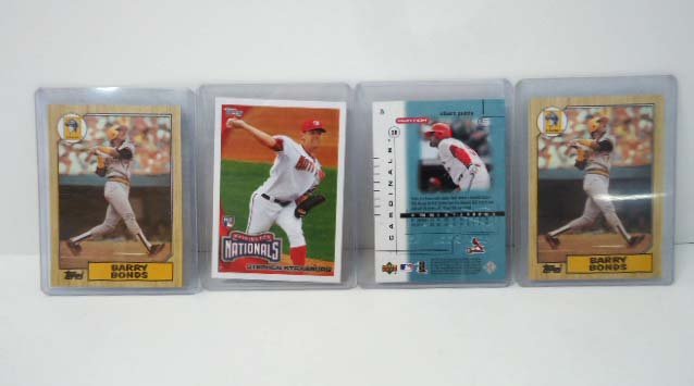 Pujos, Strasburg & Bonds Cards: 2010 Strasburg, 2002 Pujos & Two 1987 Barry Bonds