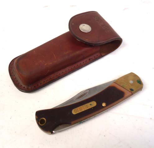 Schrade Old Timer Knife: 5 1/4"W Case