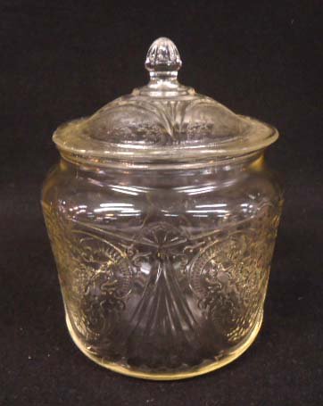 Royal Lace Cookie Jar: Crystal 7 1/2"