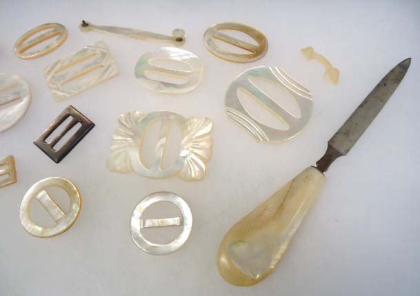 Lg. Lot Vtg M.O.P. Buckles, File, Misc - 3