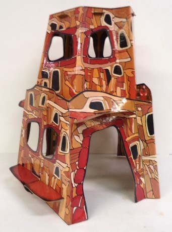 Planet of the Apes Cave Toy: 1967 Mego Cardboard 21"T x 20"W