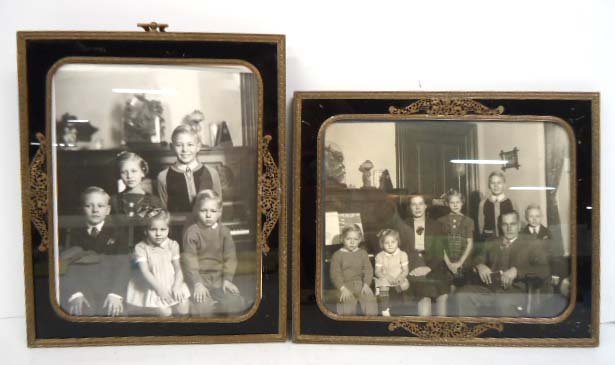 2 Ornate Picture Frames: 11 3/4" x 9 3/4" Frame