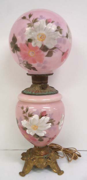 Gone With the Wind Lamp: 25" x 10"