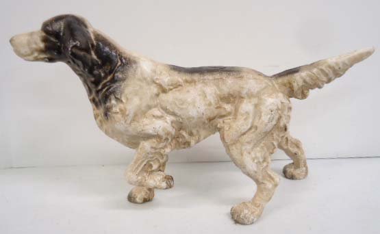 Cast Iron Dog Doorstop: 14"L
