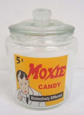Moxie Candy Jar: 6"T