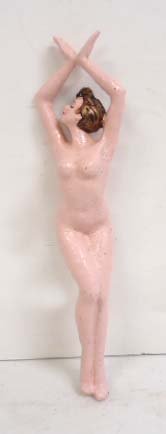 Cast Iron Nude: 8 1/2"L