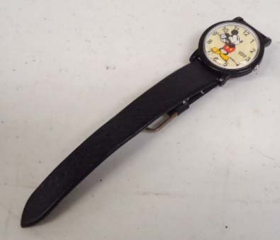 Mickey Mouse Wrist Watch: 1 3/4" Face