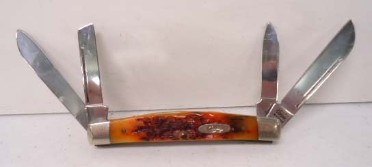 Case XX 64052 Folding Knife: Unsharpened 3 1/2"L Closed