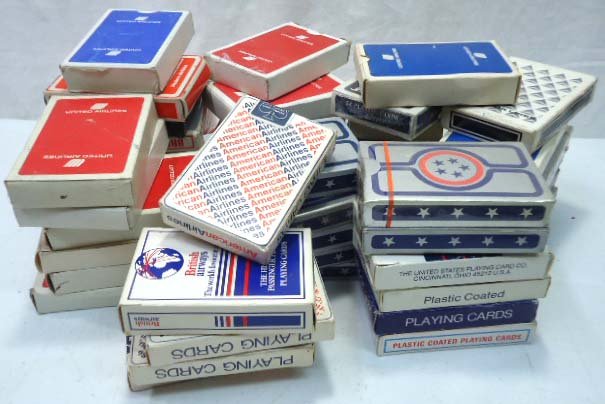 40+ Packs Airline Playing Cards: 40+ Packs