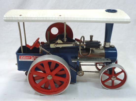 Wilesco Tractor Steam Engine: 11"L x 7 1/2"T