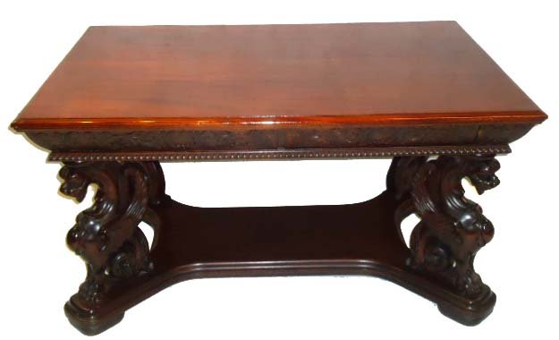 RJ Horner Partners Desk: Missing Part of One Wing 29"T x 55"W x 37"D