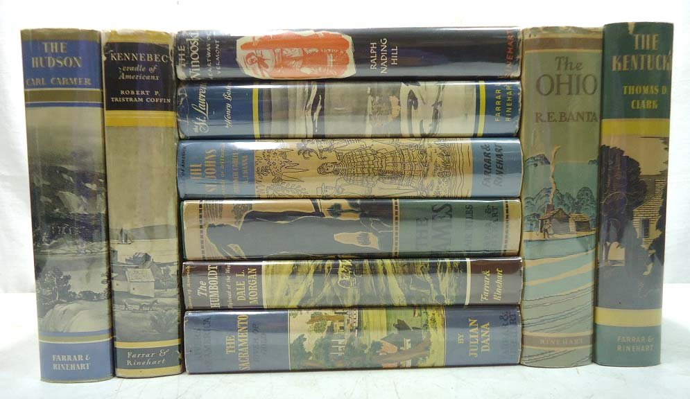 10 Rivers of America: 1st Ed. DJ, Humbolt, James, Kentucky, Ohio, Sacramento, Kennebec, St. Lawrence, Hudson, St. Johns & Winooski. The Ohio is author signed