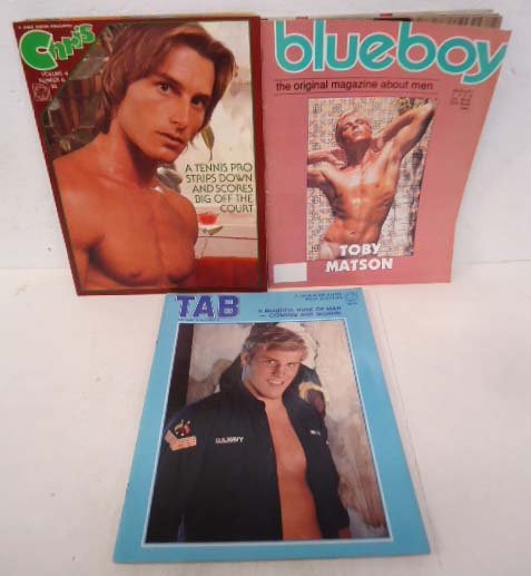 5 Gay Interest Magazines: Blue boy, Chris, & Tab