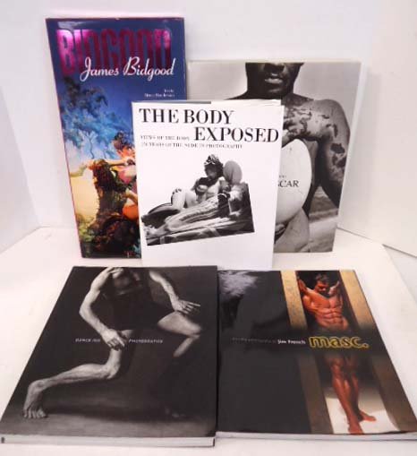 5 Photography Books: "Madagascar" by Gian Paolo Barbieri, "Masc." by Jim French, "The Body Exposed" Edition Stemmle, "Dance Ink Photographs" & "Bidgood" by James Bidgood