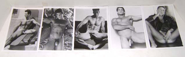 5 Erotic Silver Gelatin Male Nude Photos: Colt Studios 5"x7"