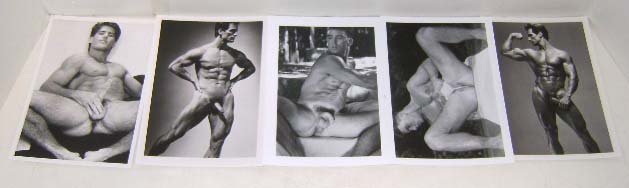 5 Erotic Silver Gelatin Male Nude Photos: Colt Studios 5"x7"