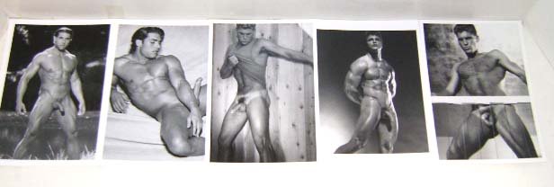 5 Erotic Silver Gelatin Male Nude Photos: Colt Studios 5"x7"