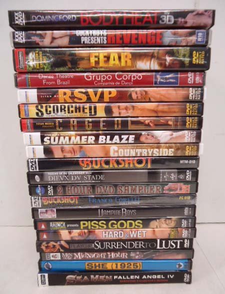 20 Erotic Videos (DVD) Gay Interest: 20 Pc.
