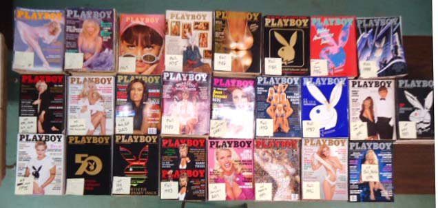 Approx. 270 Playboy Magazines: 1962-2003