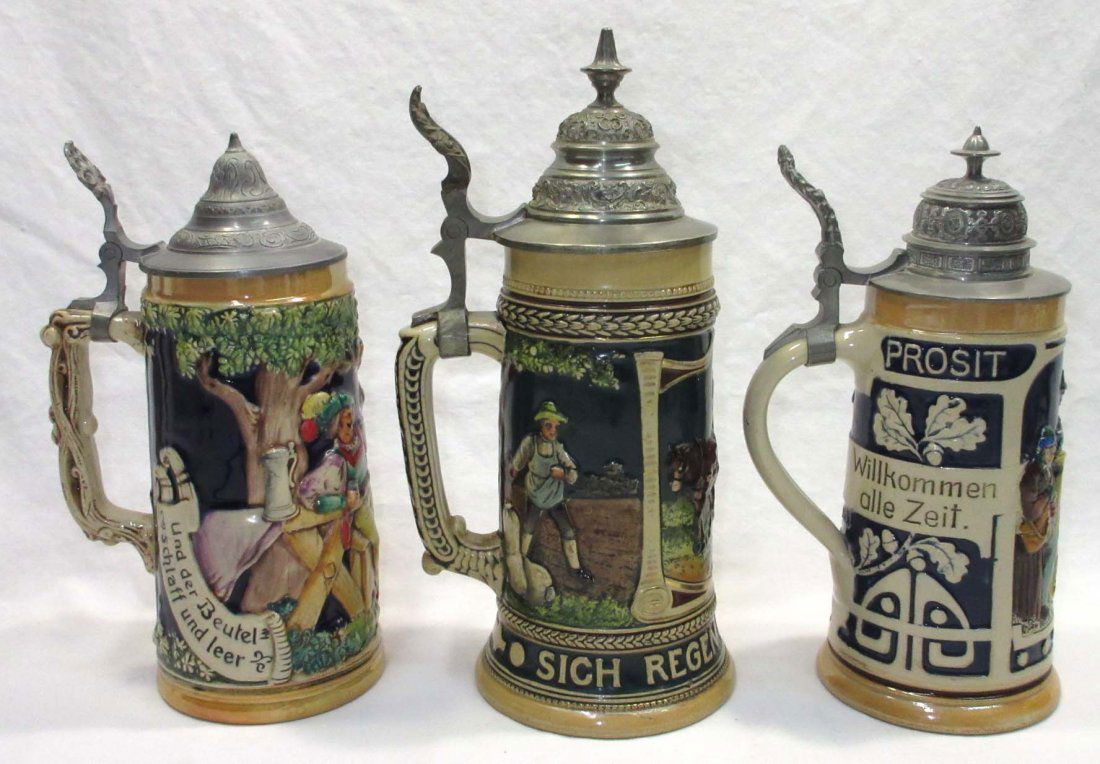 3 German Steins (1 of 9)