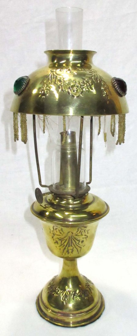 Jeweled Brass Lamp (1 of 6)
