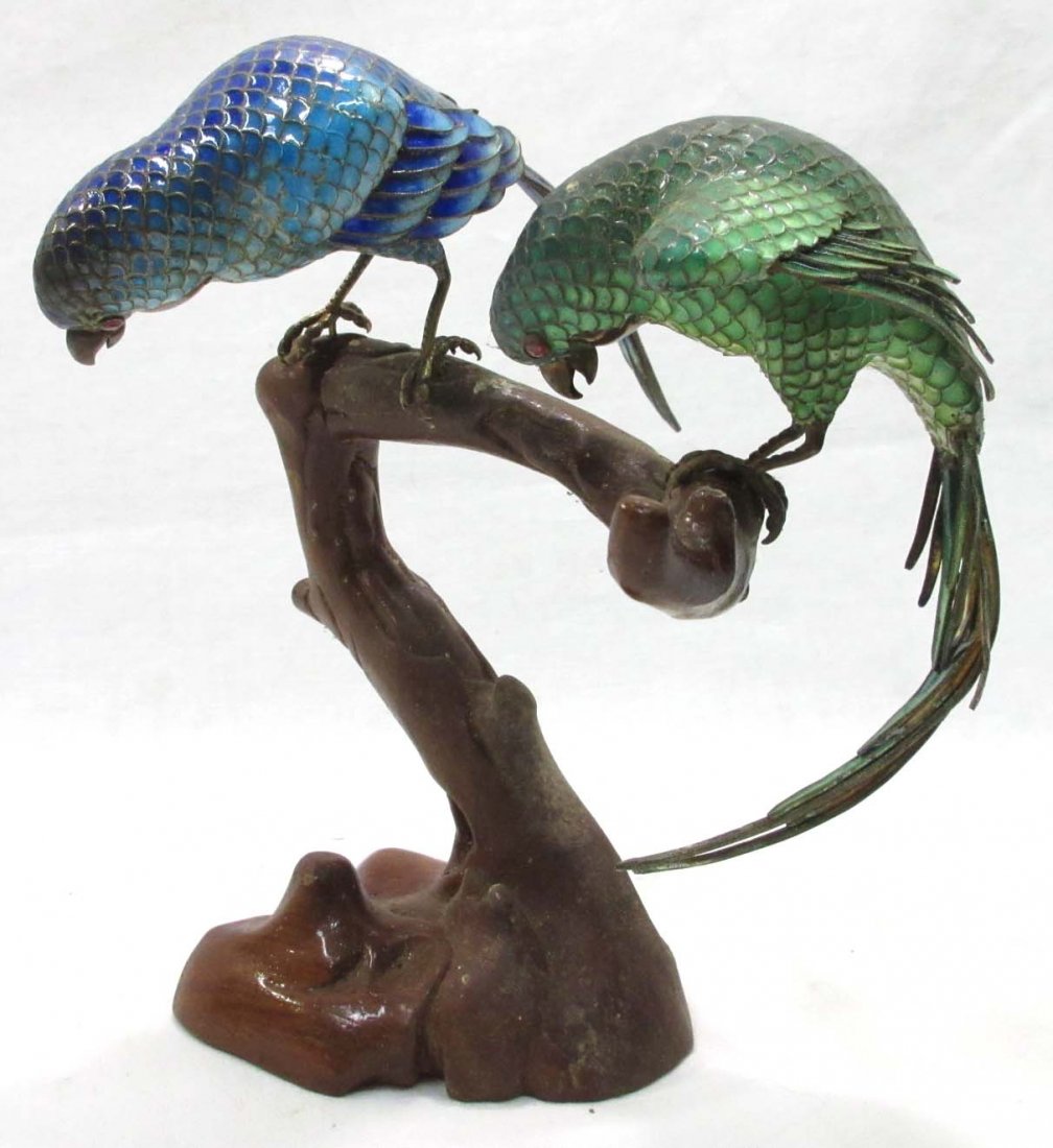 Silver Oriental Birds (1 of 7)