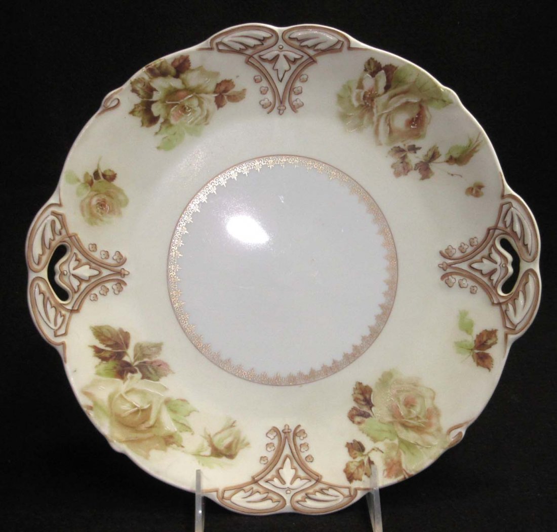 Old Ivory Cake Plate (1 of 5)