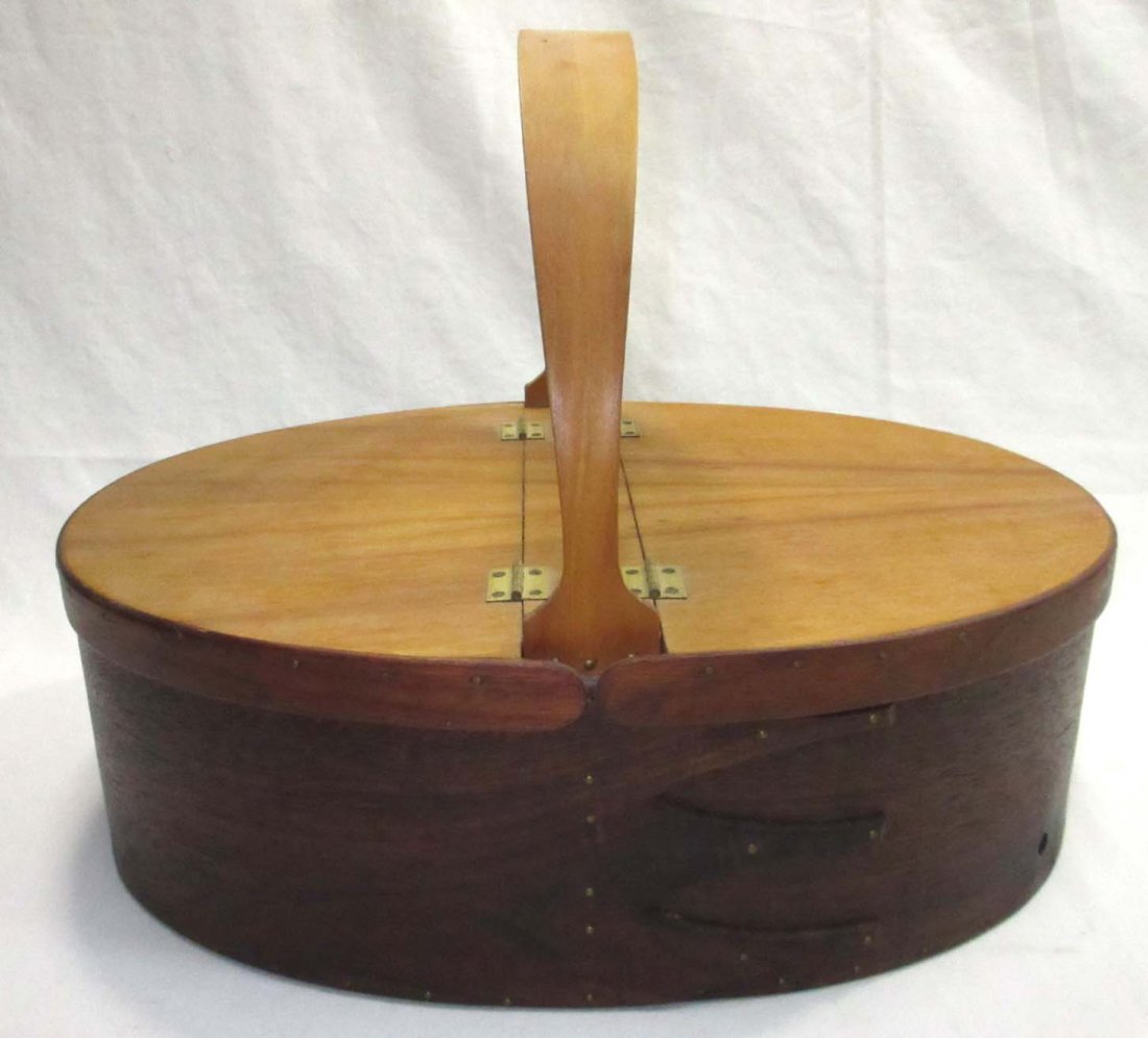 Walnut Pantry Box: 11 1/4" x 15"x 11" Mkd 1985 M.W. Mitchell