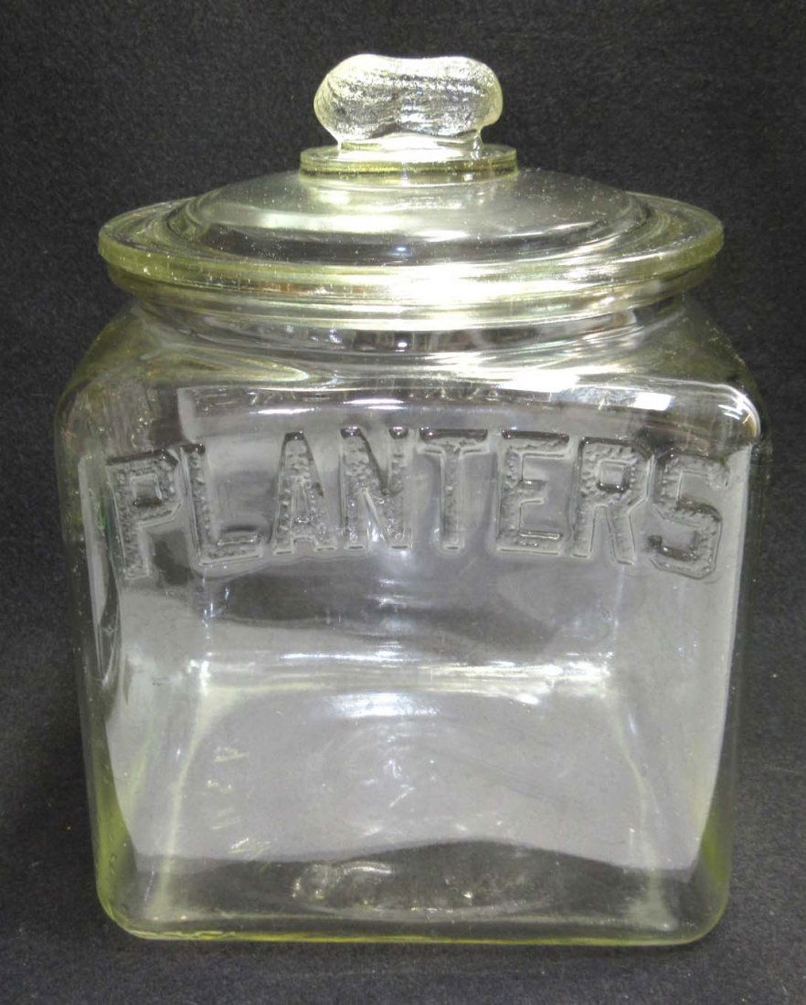 Planters Peanut Store Jar: 9 1/2"T x 7" x 7"