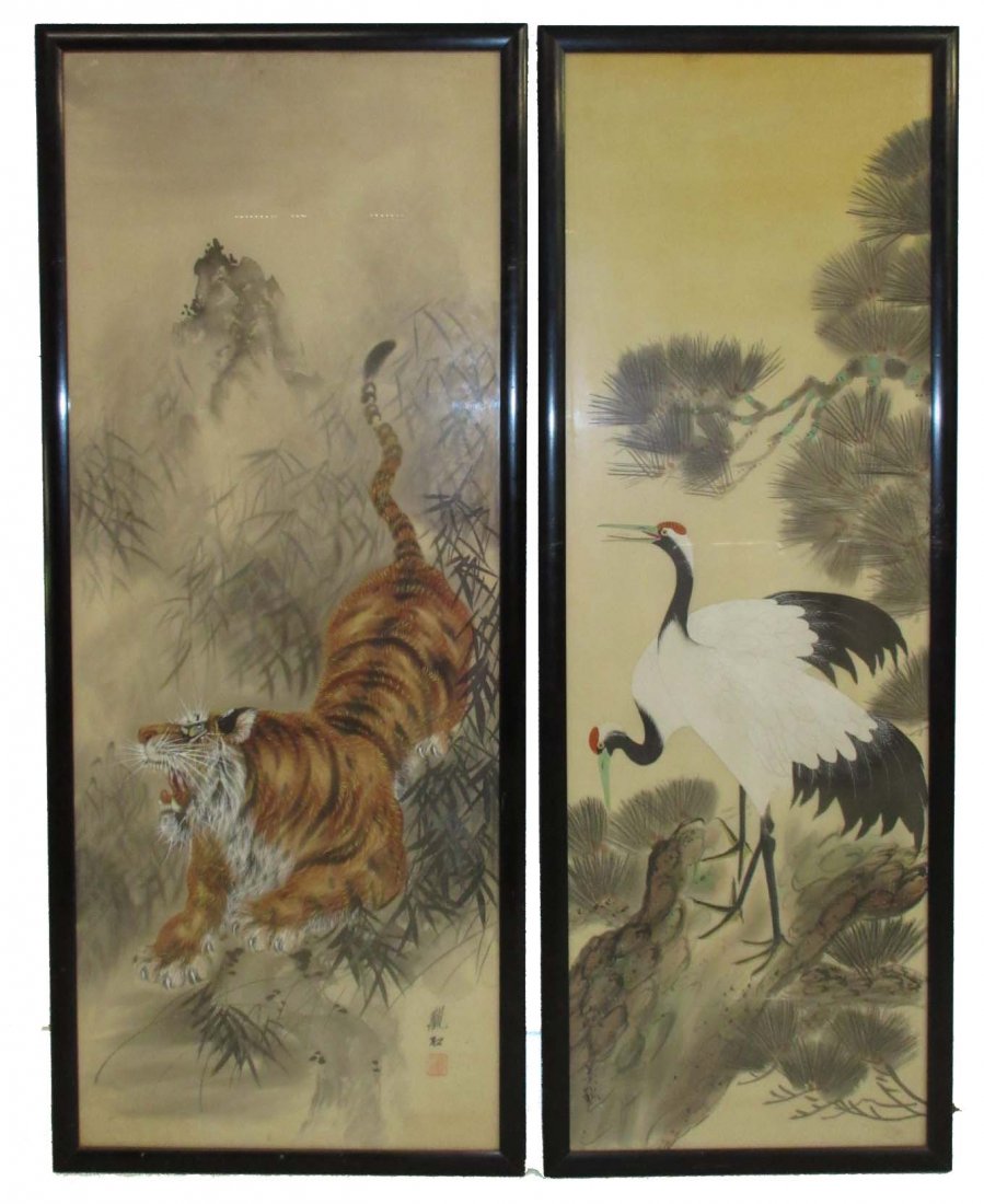 Pr Japanese Paintings on Silk (1 of 6)