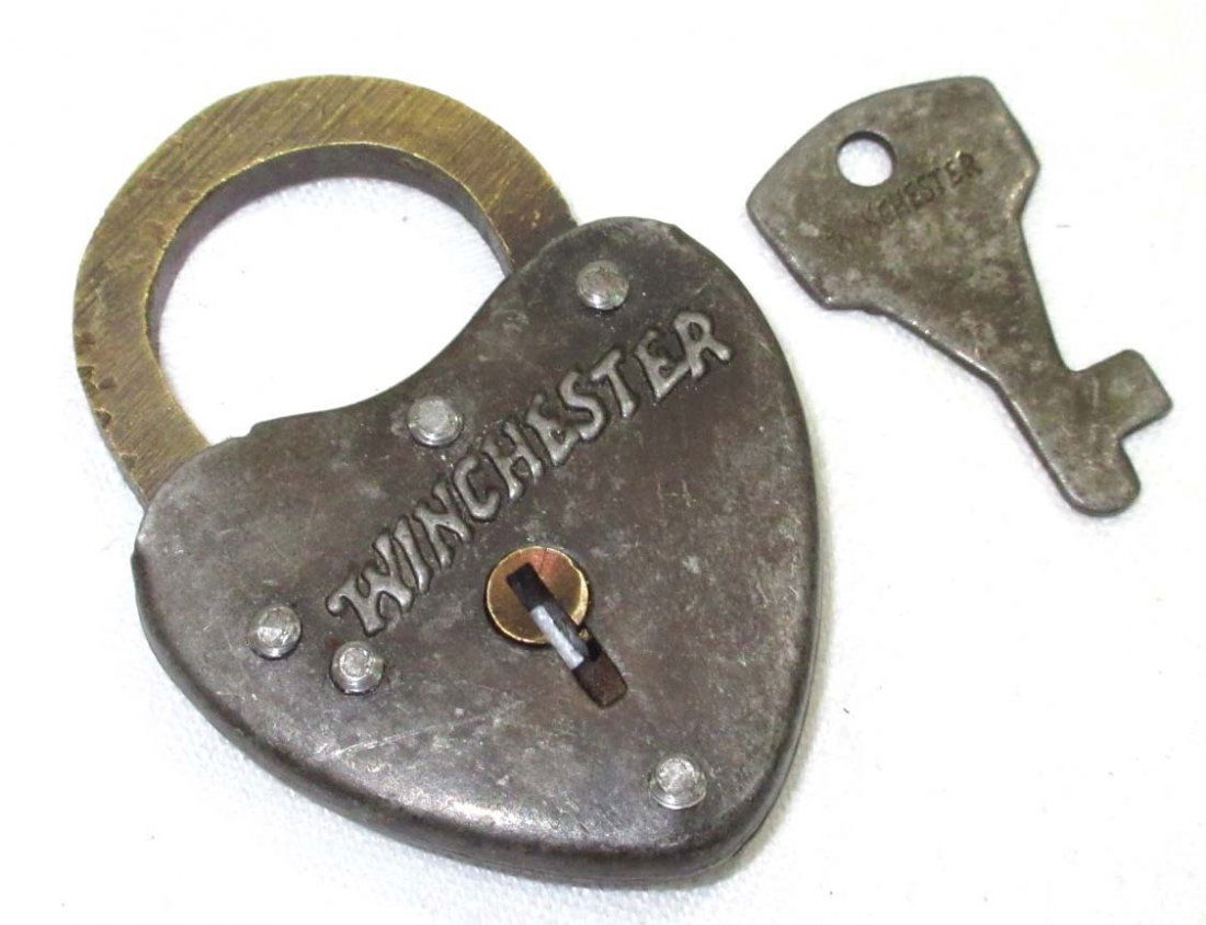 Winchester Brass & Steel Lock (1 of 3)