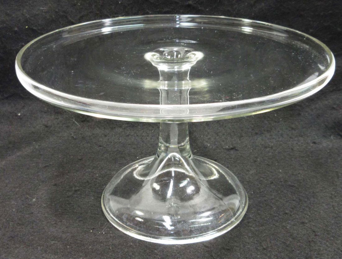 Crystal Coke Stand: 5 1/2"T x 9 1/2"W